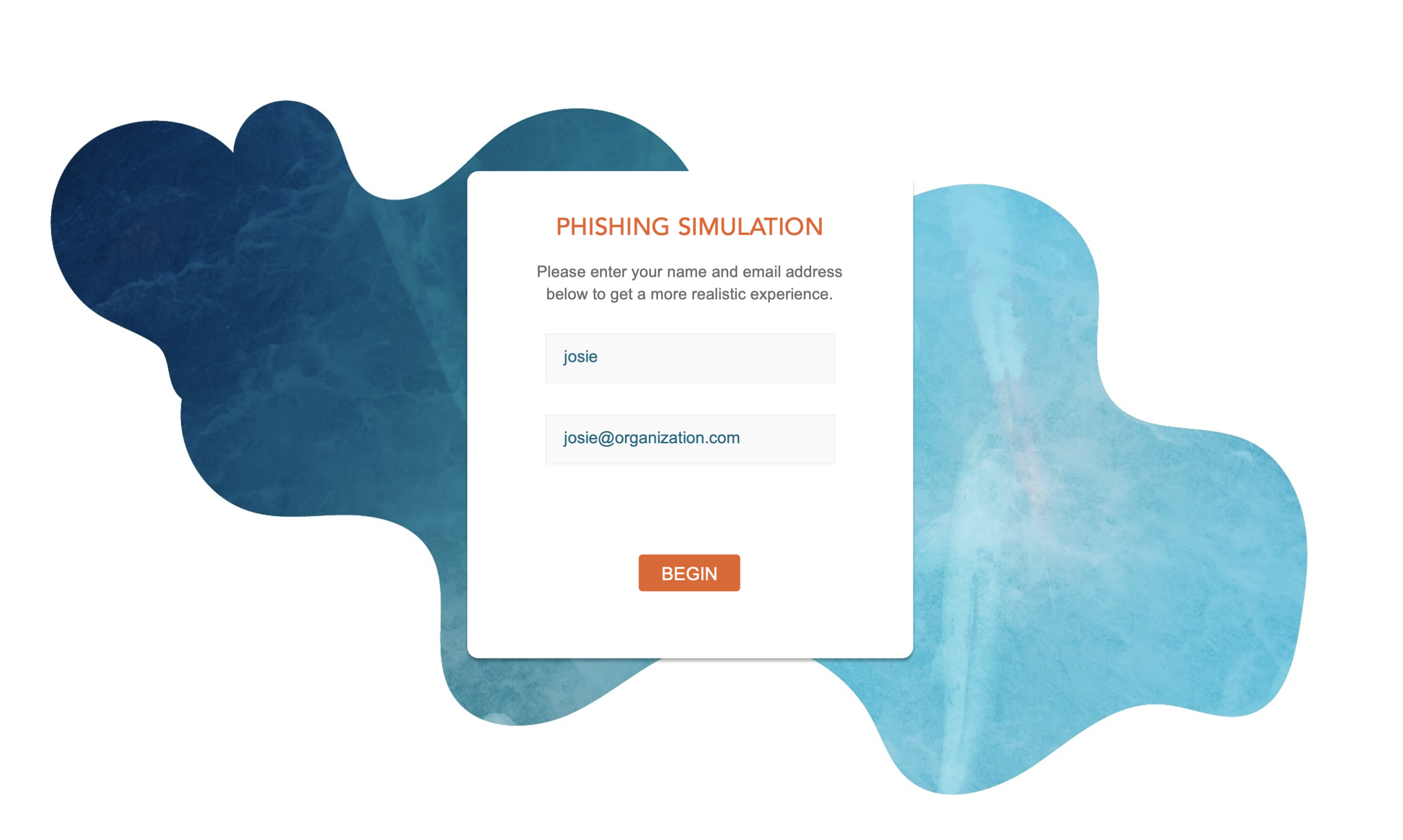 A login screen.